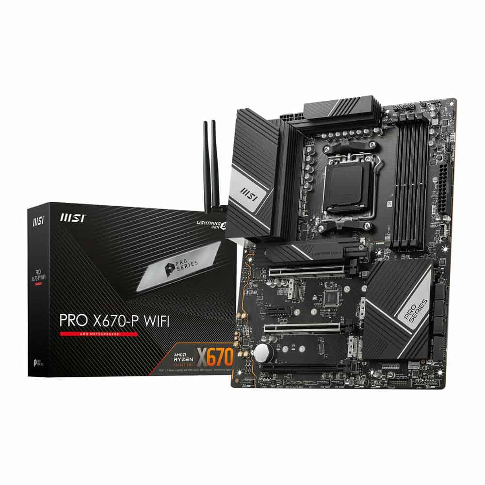 MSI AMD PRO X670-P WIFI AM5 ATX DDR5 Refurbished Motherboard